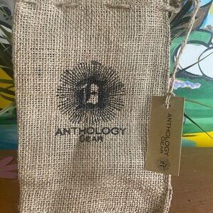 Anthology Gear Burlap Drawstring Bag - Natural Brown